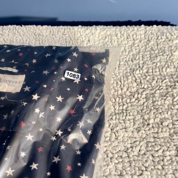 Denim & Supply Ralph Lauren Button Shirt Men XXL Reg Fit Red White Stars on Blue - Picture 12 of 12